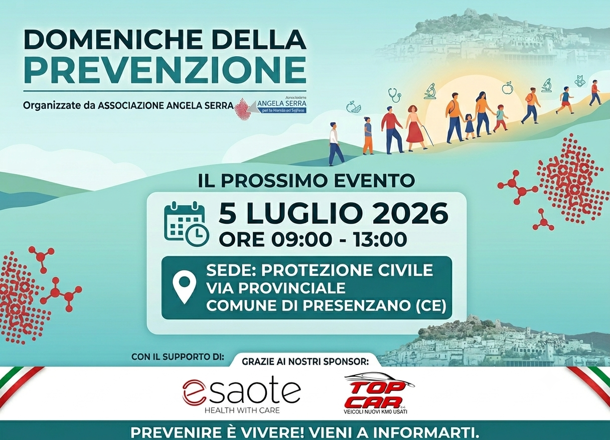 Le domeniche della prevenzione 5 luglio 2026
